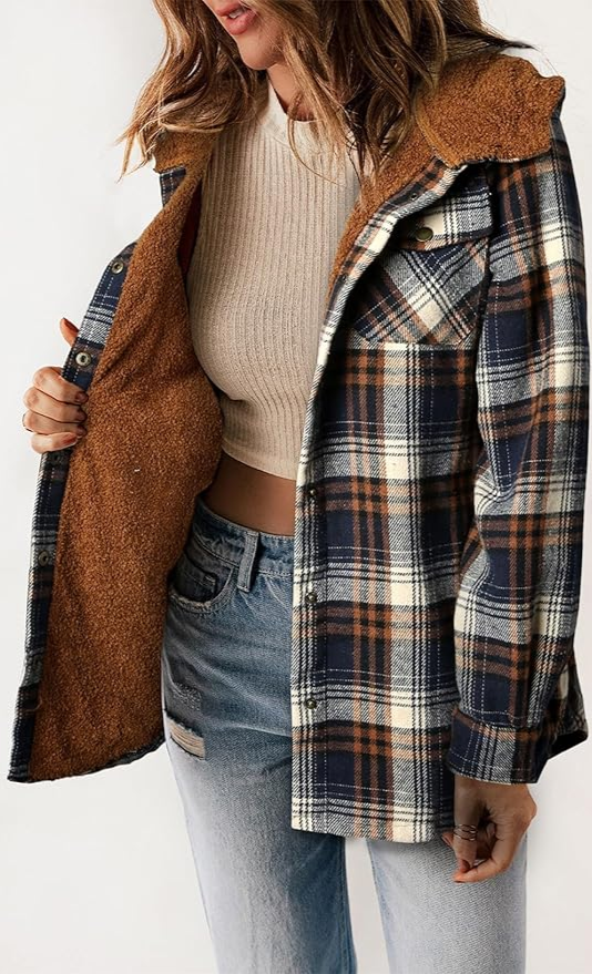 Liven™ Plaid Shacket